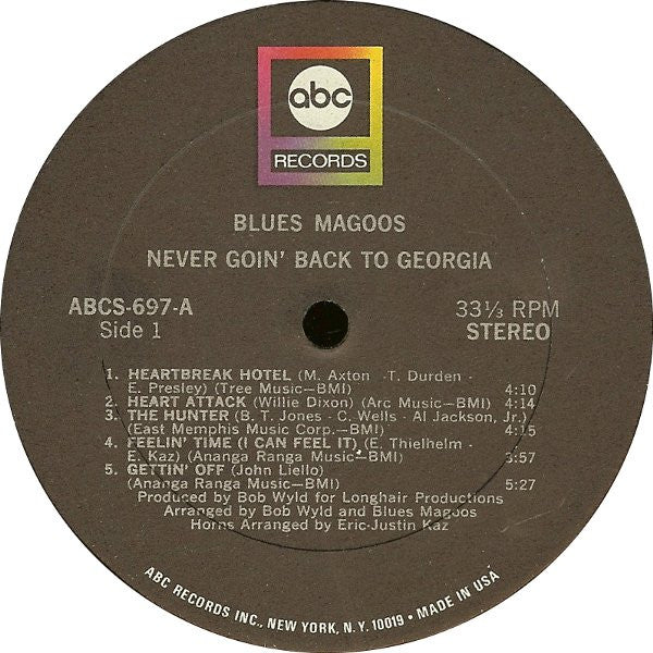 Blues Magoos - Never Goin' Back To Georgia