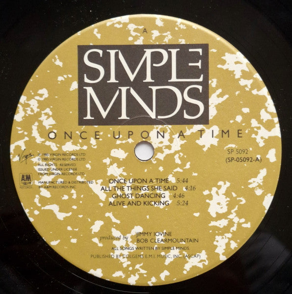 Simple Minds - Once Upon A Time
