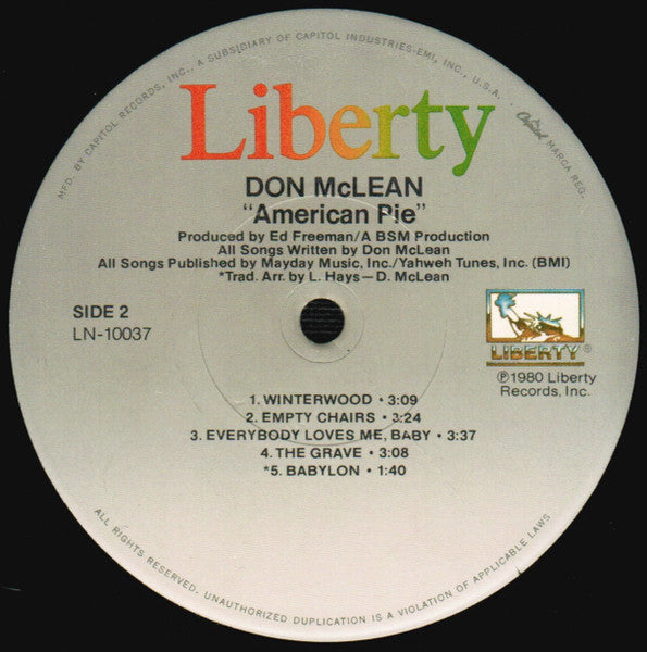 Don McLean - American Pie