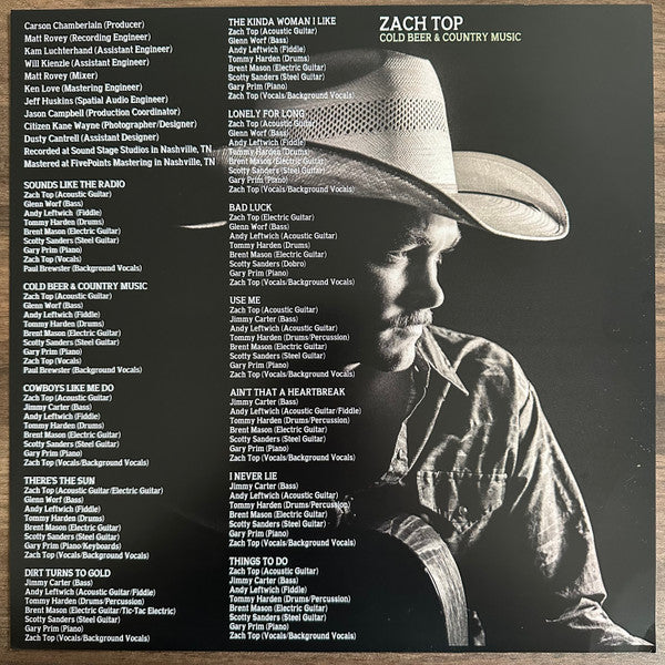 Zach Top - Cold Beer & Country Music