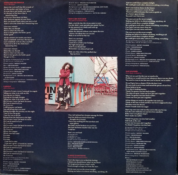 Melissa Manchester - Don't Cry Out Loud