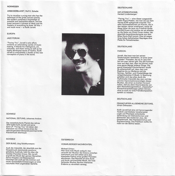 Keith Jarrett - Solo Concerts: Bremen / Lausanne