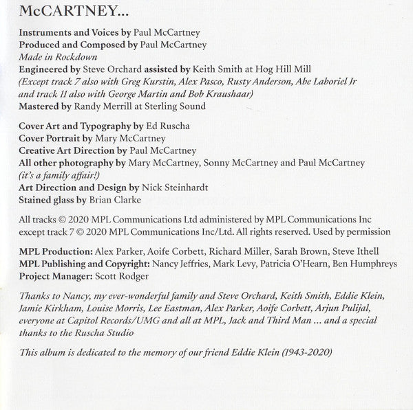 Paul McCartney - McCartney III