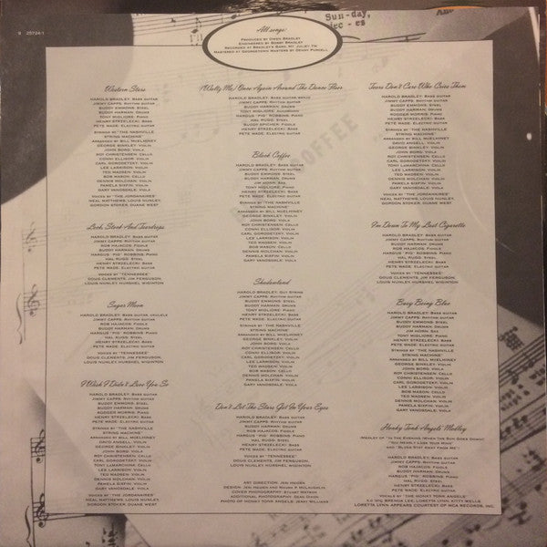k.d. lang - Shadowland (The Owen Bradley Sessions)