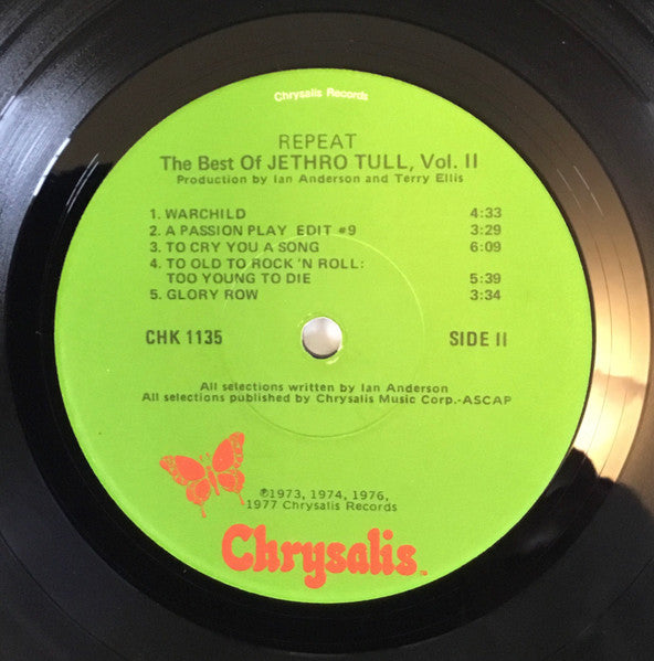 Jethro Tull - Repeat.The Best Of Jethro Tull.Vol. II Repeat