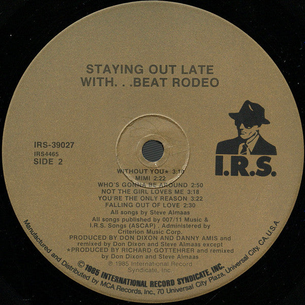 Beat Rodeo - Staying Out Late With