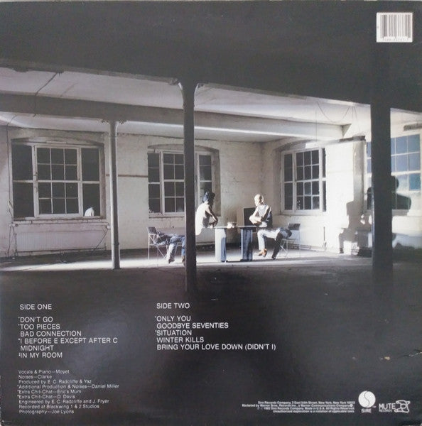 Yazoo - Upstairs At Eric's