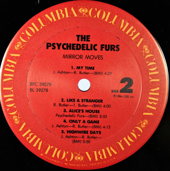 The Psychedelic Furs - Mirror Moves