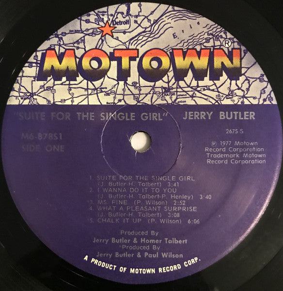 Jerry Butler - Suite For The Single Girl
