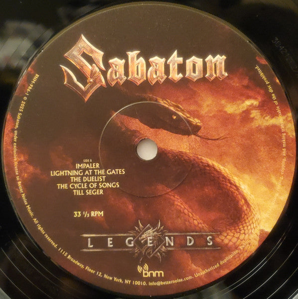 Sabaton - Legends