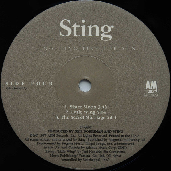 Sting - ...Nothing Like The Sun