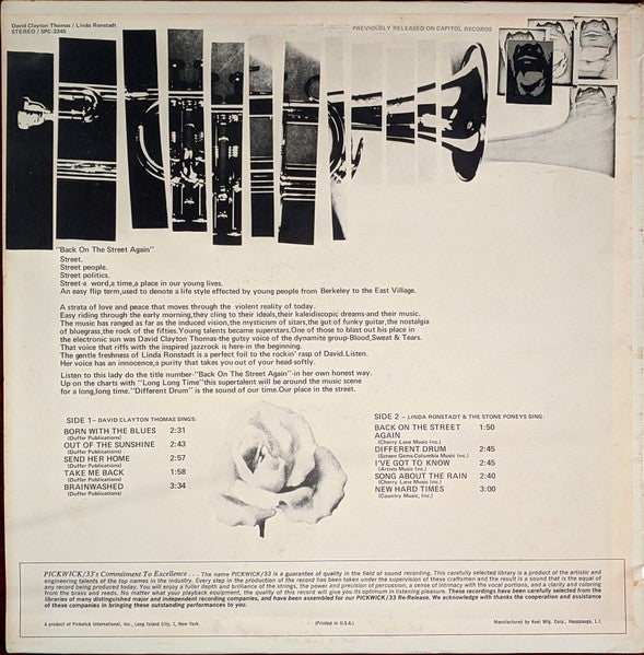 David Clayton-Thomas - Back On The Street Again
