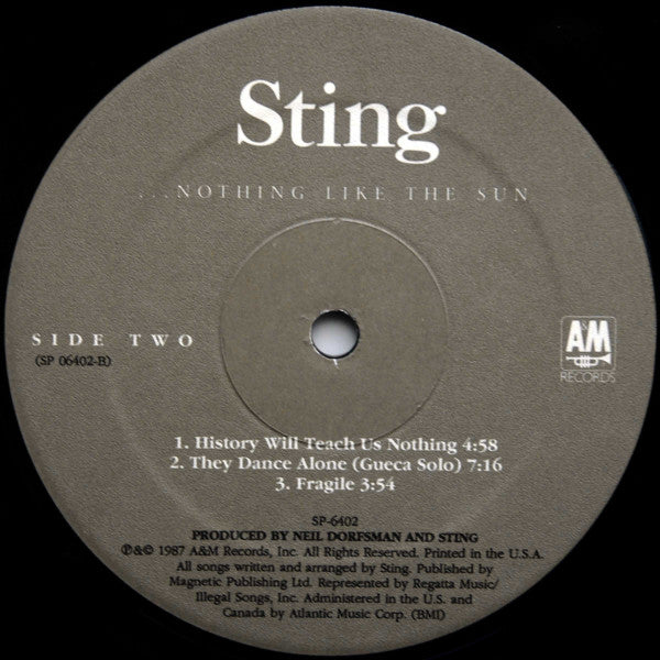 Sting - ...Nothing Like The Sun