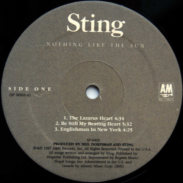 Sting - ...Nothing Like The Sun