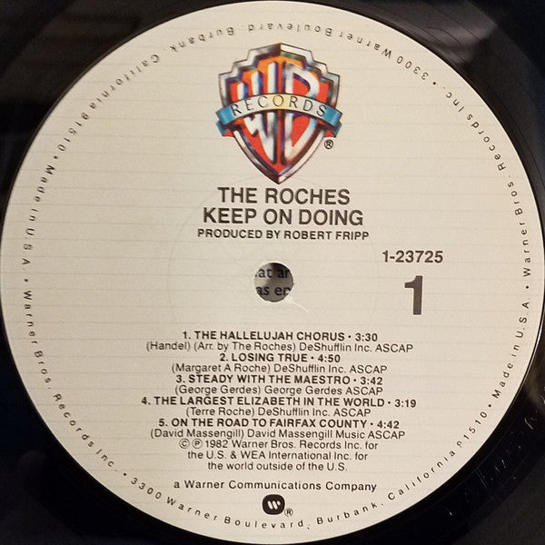 The Roches - Keep On Doing