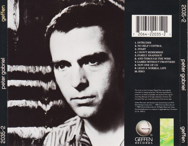 Peter Gabriel - Peter Gabriel