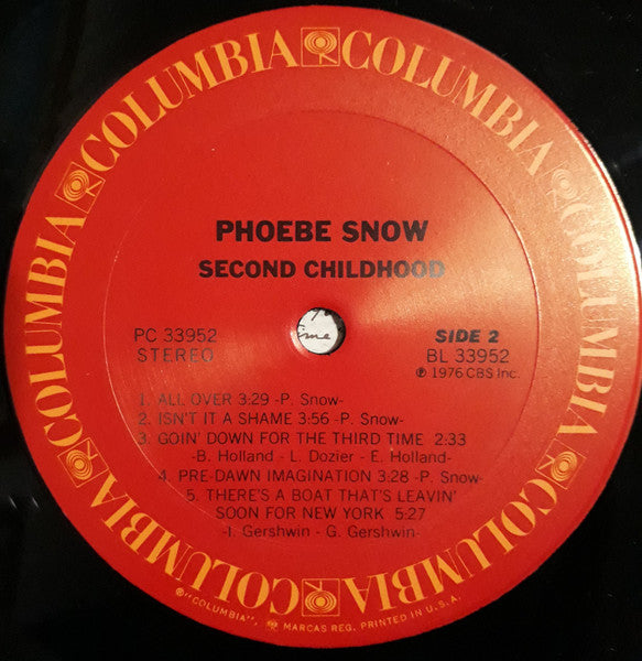 Phoebe Snow - Second Childhood