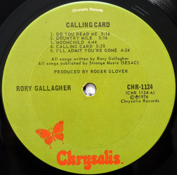 Rory Gallagher - Calling Card