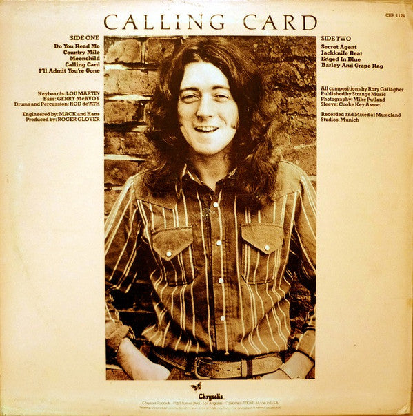 Rory Gallagher - Calling Card