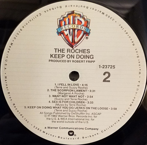 The Roches - Keep On Doing