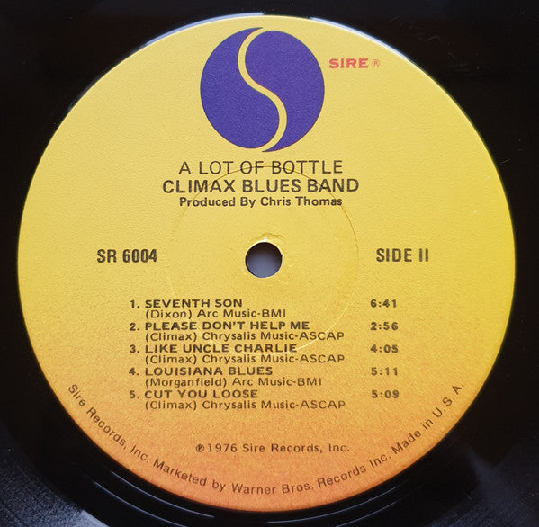 Climax Blues Band - A Lot Of Bottle