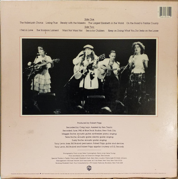 The Roches - Keep On Doing