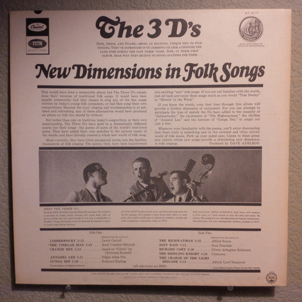The Three D's (2) - New Dimensions In Folk Songs