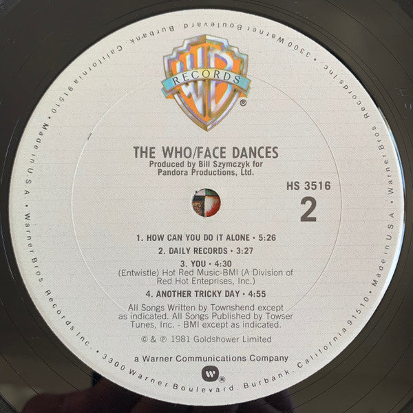 The Who - Face Dances