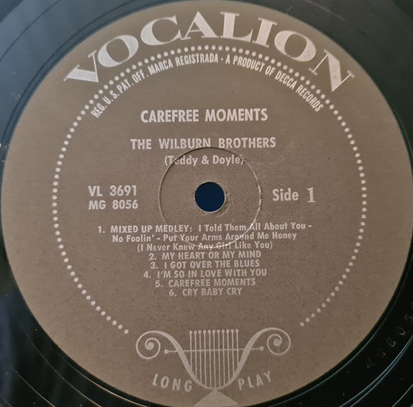 The Wilburn Brothers - Carefree Moments
