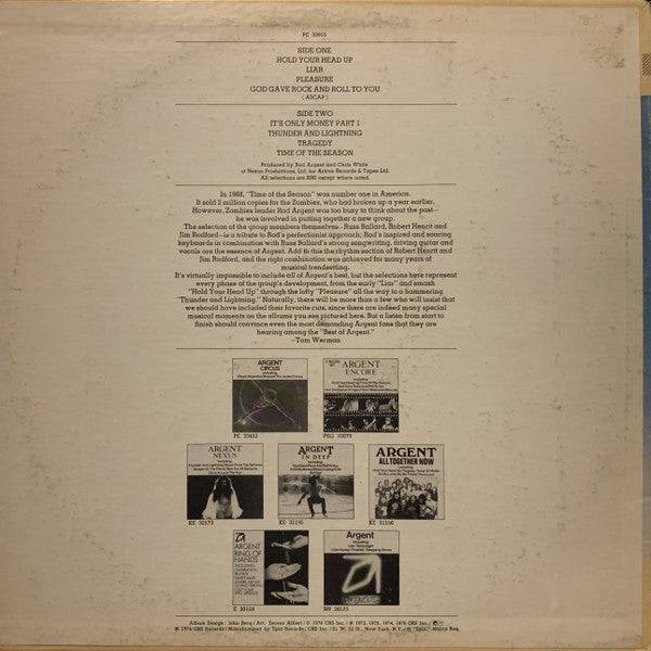 Argent - The Argent Anthology - A Collection Of Greatest Hits