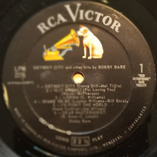 Bobby Bare - Detroit City And Other Hits By Bobby Bare