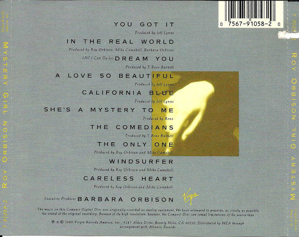 Roy Orbison - Mystery Girl