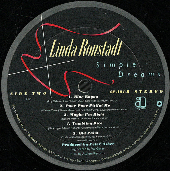 Linda Ronstadt - Simple Dreams