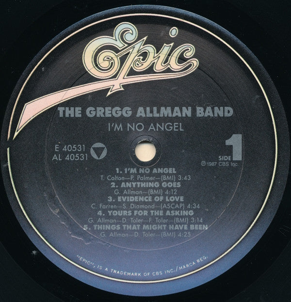 The Gregg Allman Band - I'm No Angel