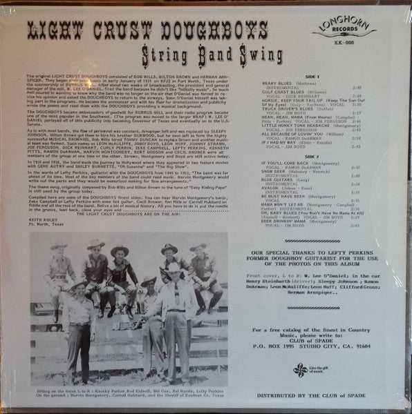 The Light Crust Doughboys - String Band Swing