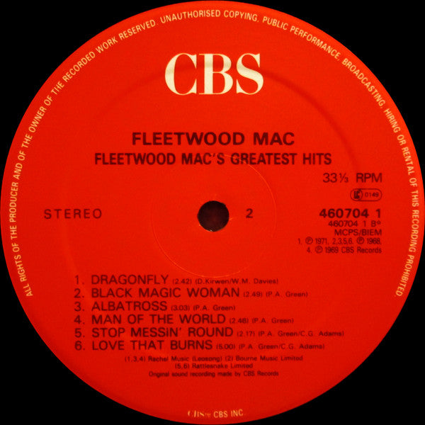 Fleetwood Mac - Fleetwood Mac's Greatest Hits