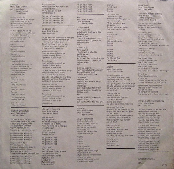 Scorpions - Blackout