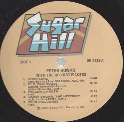 Peter Rowan - Peter Rowan With The Red Hot Pickers