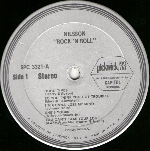 Harry Nilsson - Rock'N Roll