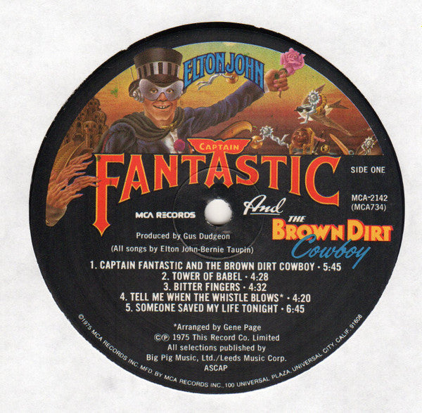 Elton John - Captain Fantastic And The Brown Dirt Cowboy