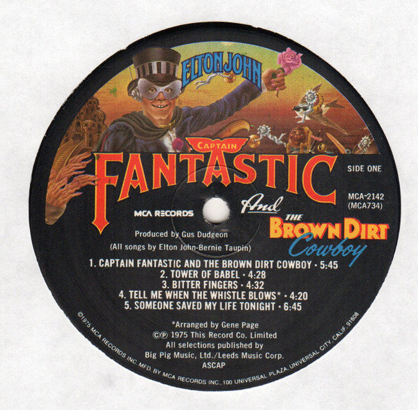 Elton John - Captain Fantastic And The Brown Dirt Cowboy