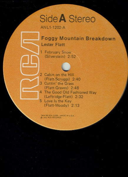 Lester Flatt - Foggy Mountain Breakdown