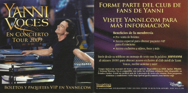 Yanni (2) - Voces