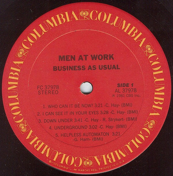 Men At Work - Business As Usual