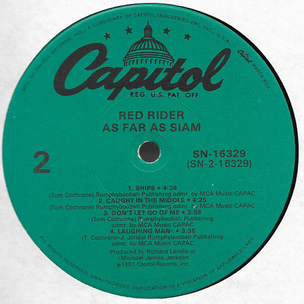 Red Rider - As Far As Siam