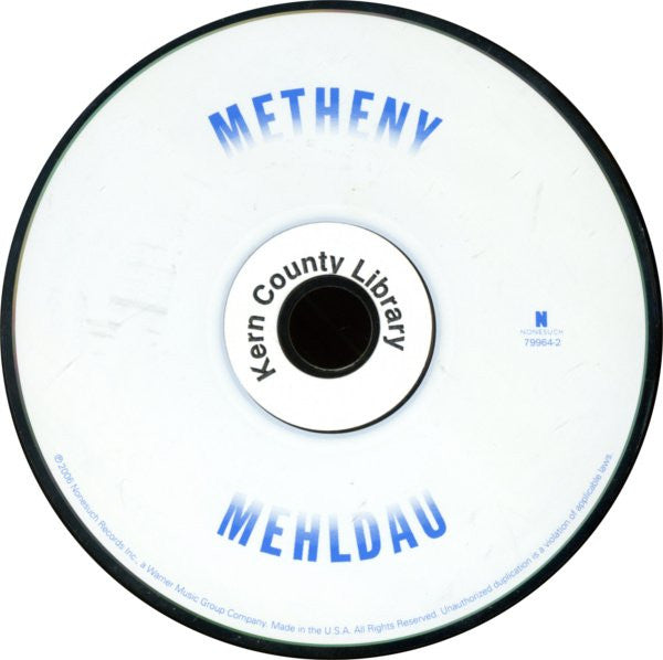 Pat Metheny - Metheny Mehldau