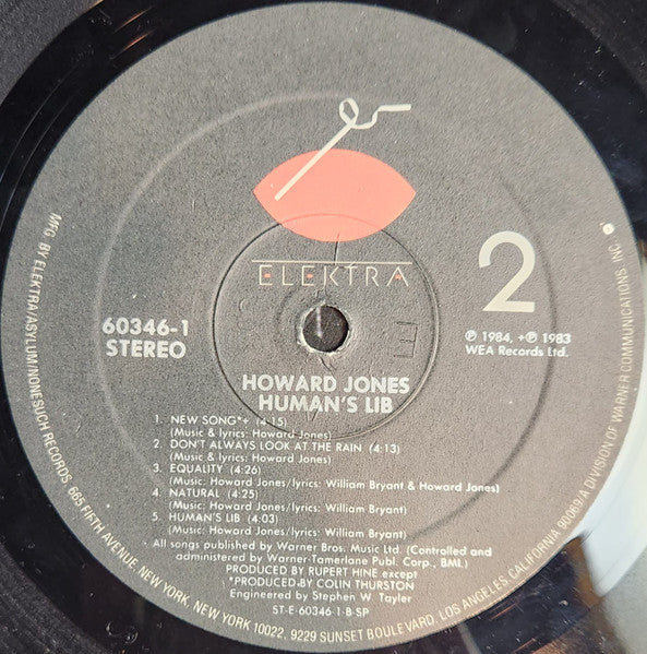 Howard Jones - Human's Lib