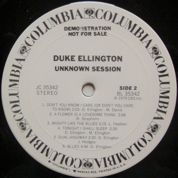 Duke Ellington - Unknown Session