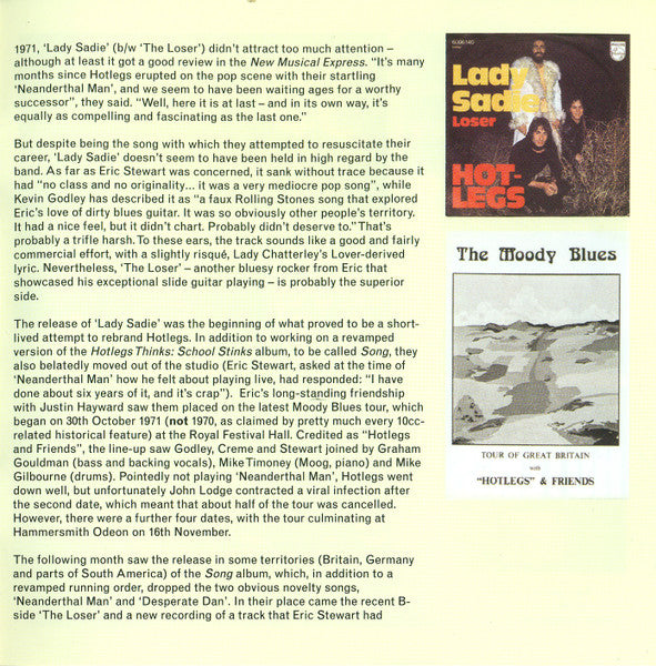 Hotlegs - You Didn't Like It Because You Didn't Think Of It: The Complete Sessions 1970-1971