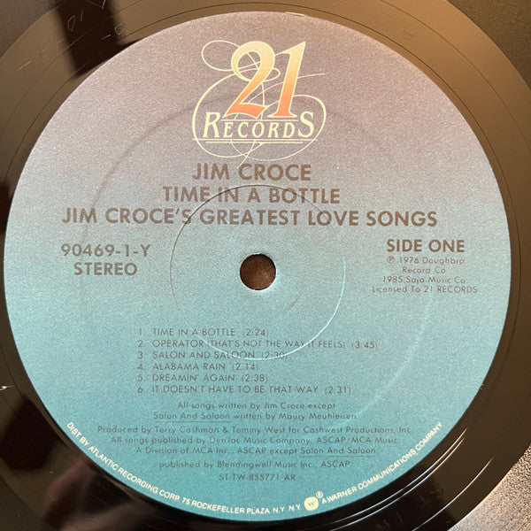 Jim Croce - Time In A Bottle - Jim Croce's Greatest Love Songs
